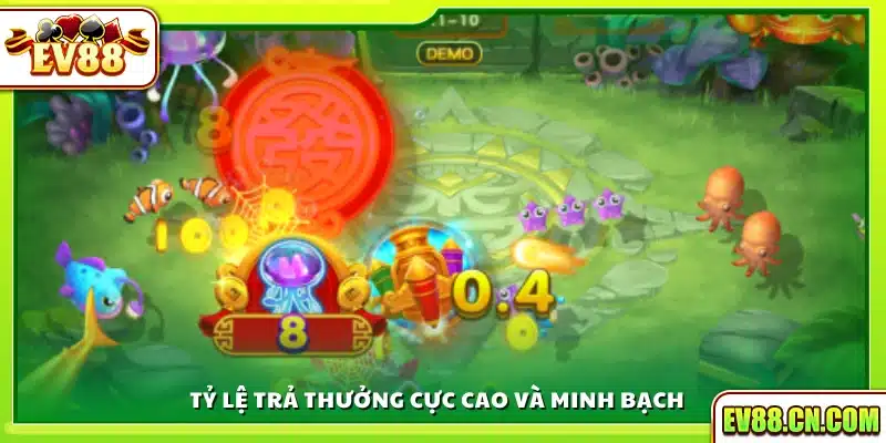 Hệ thống trả thưởng rõ ràng và cực cao